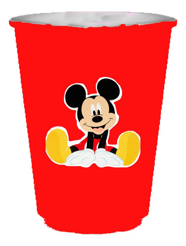 Pack 10 Vasos Descartables Cotillón Mickey Mouse Disney