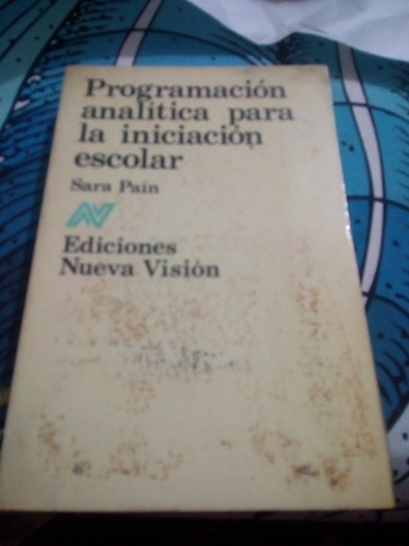 Programación Analítica Para La Iniciación Escolar  Pain H6