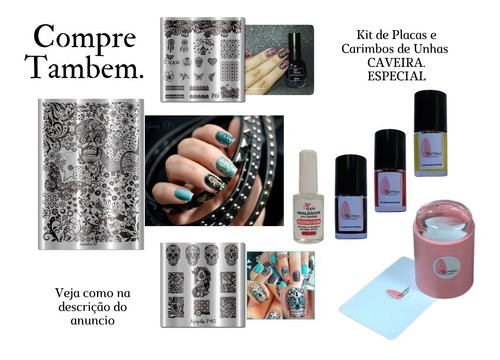 Placa Carimbo Unhas Apipila Apipila P40