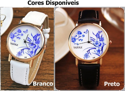 4 Relógios Femininos Yazole 349 Oriental Style Original