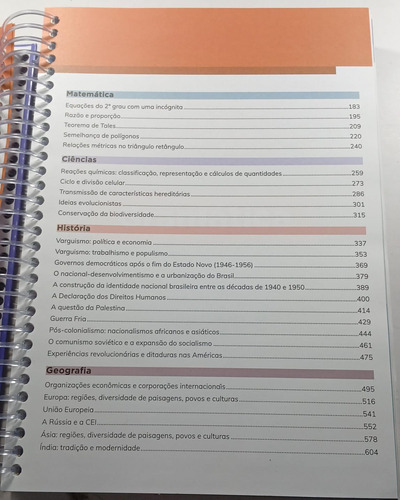 Combo Geekie One 9 Ano Meu Estudo Complementar Livros 1 2 E 3 (Usado)