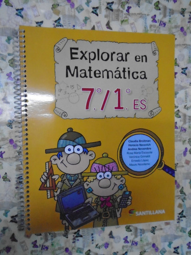 Explorar En Matemática 7º / 1º Santillana Nuevo!