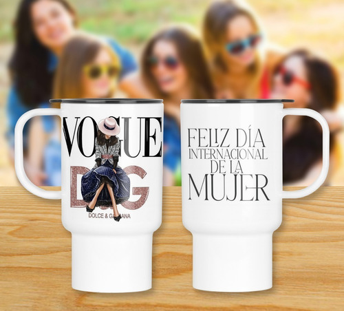 Diseños Plantillas Jarros Tazas Dia De La Mujer Sublimar M15