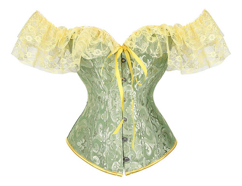 Corsés Cómodos Para Mujer Overbust Corset Bustier Linger