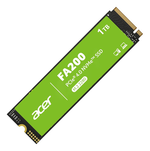 Acer Fa200 Nvme Gen4 Ssd 1tb, Pcie 4.0, M.2 2280, Read Sp...