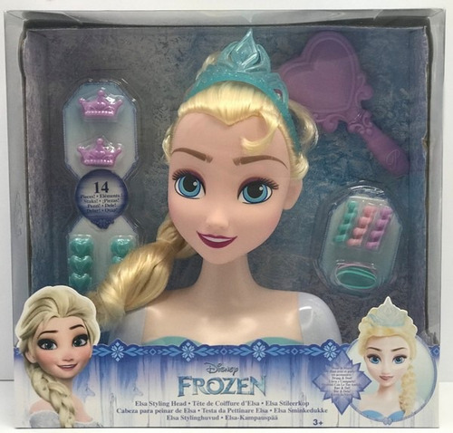 Muñeca Elsa para peinar de segunda mano por 10 EUR en Puçol en WALLAPOP