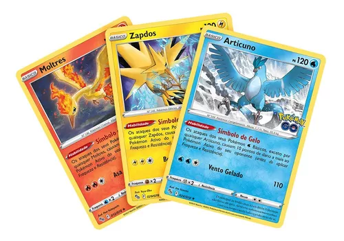 Carta Pokémon Lendário Moltres Trovões Perdidos