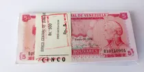 Comprar Paca De 100 Billetes Consecutivos De 5 Bs Enero 1974 B8