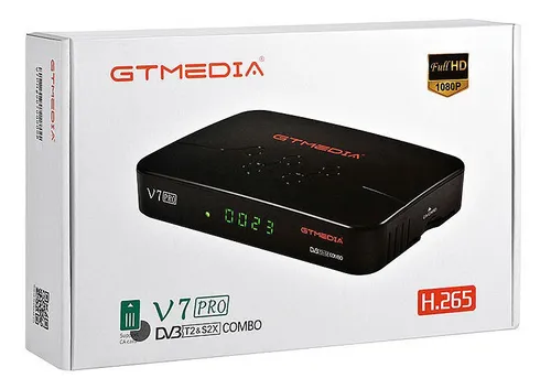 Kit Tv Satelital Y Tdt2 Receptor Gtmedia V7pro + Antena +lnb