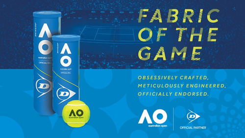 Imagen 5 de 7 de Tubo Pelotas Dunlop Australian Open X 3 Balls Tenis - Olivos