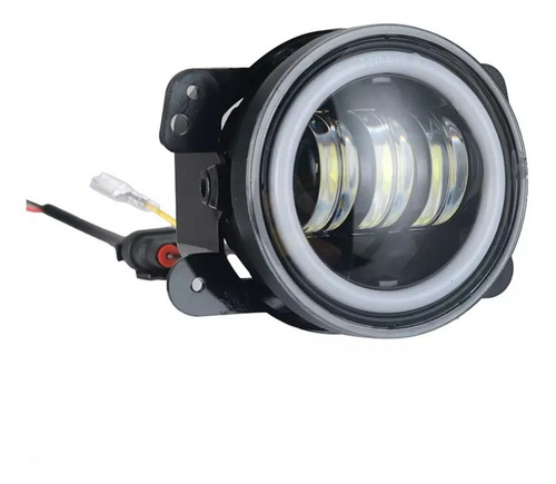 Imagen 3 de 6 de Kit Opticas Led Redondo Antiniebla Proyector Lupa