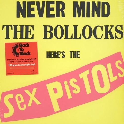 Sex Pistols - Never Mind The Bollocks- vinil 2014 produzido por Universal Music