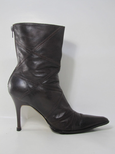 Botas Zapatos Basement Cuero Talla 38 Elegantes (Usado)