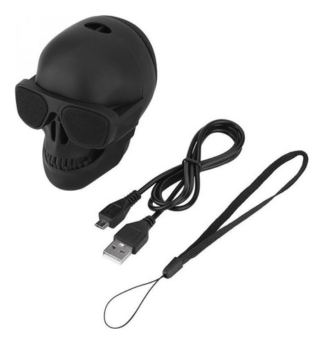 Bocina De Radio Portátil De Regalo Con Diseño De Calavera D