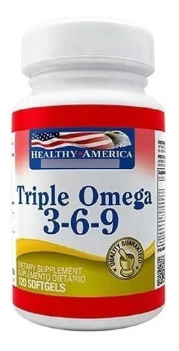 Triple Omega 3-6-9 1.200mg X 120 Healthy America