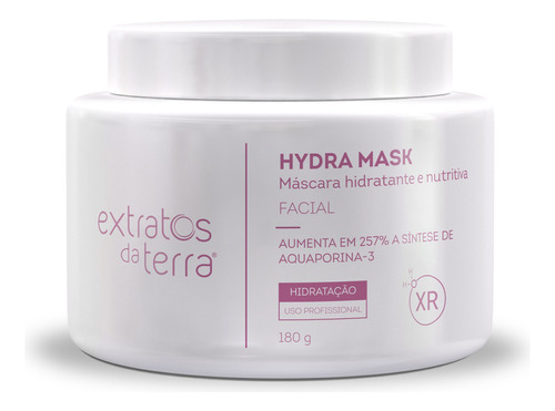 Hydra Mask Xr Máscara Facial 180g Extratos Da Terra