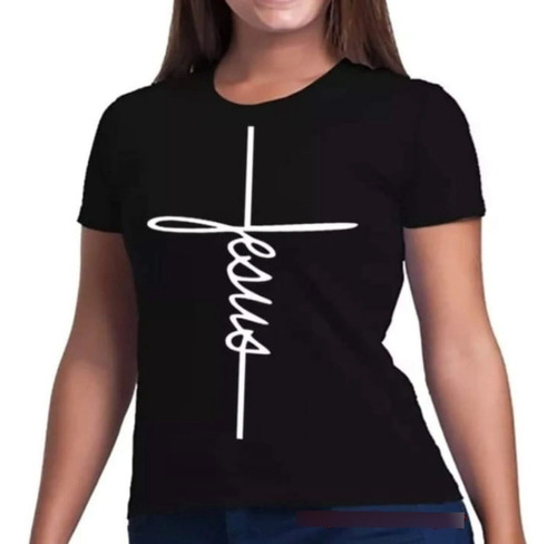 Remera Cristiana Jesús Mujer Ropa Cristiana Uruguay Algodón 