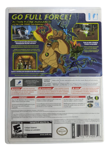 Ben 10 Alien Force Nintendo Wii Original (Usado)