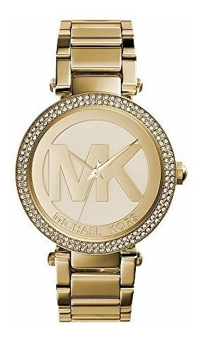 Reloj Michael Kors Parker Dorado Para Mujer