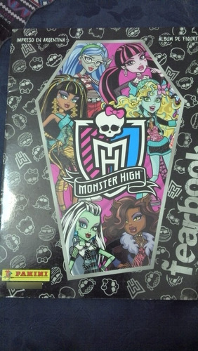 Album Monster High Año 2012 Incompleto Excelente Estado