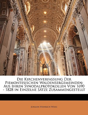 Libro Die Kirchenverfassung Der Piemontesischen Waldenser...