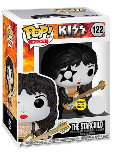 Figura Funko Pop Rocks Kiss The Starchild 122