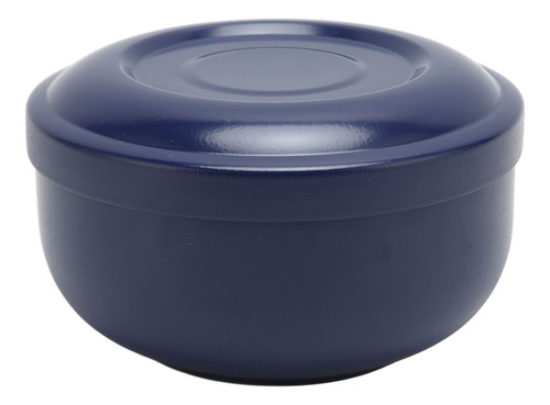 Sabonete De Barbear Masculino, Azul Escuro, Boca Larga, Fáci