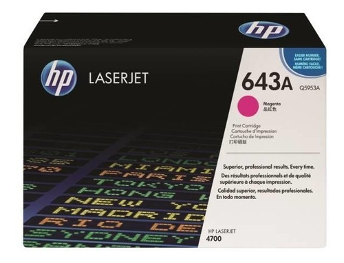 Toner Hp 643a Color Original Q5953a Q5952a Q5951a Lj 4700 Dn