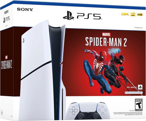 Consola Playstation 5 Ps5 Slim Marvels Spiderman 2 Ade Ramos