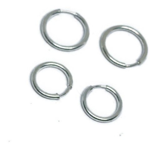 Arracadas De Plata De 9 Mm Para Bebe Estuche