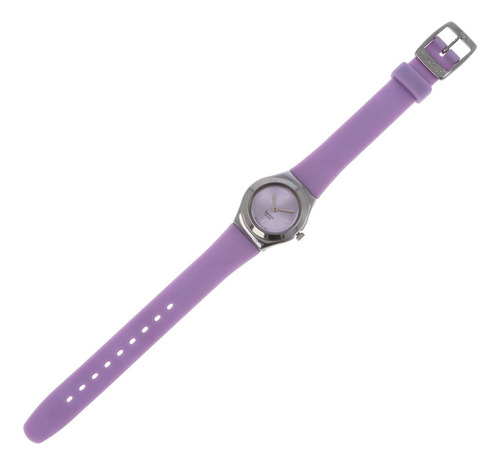 Reloj Para Mujer Swatch *irony*. Morado Plateado Morado (Usado)