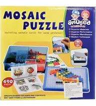 Comprar Puzzle Mosaico 490 Piezas Didactico Juguete Educativo Niños