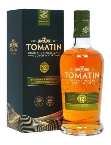 Whisky Tomatin 12 Años Bourbon & Sherry Casks X 700cc