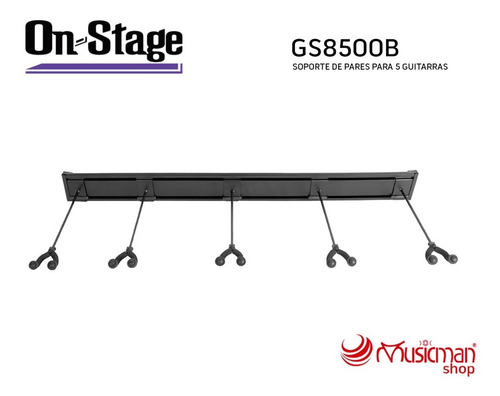 Colgador De Cinco Guitarras Gs8500b On Stage