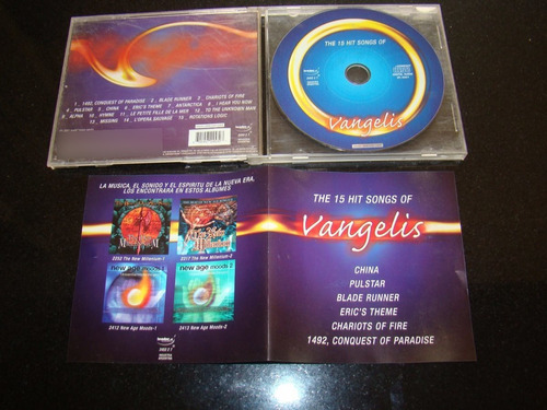 Vangelis The 15 Hit Songs Of 2001 Argentina Cd Nm+