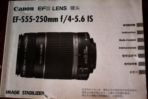 Imagen 7 de 7 de Lente Canon Teleobjetivo Ef-s 55-250mm Is