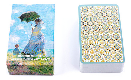 Juego De Cartas Claude Monet Impresionism Art Tarot De 80 Ca