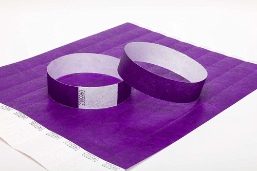 Imagen 7 de 7 de Pulseras Cintas Entradas Papel Fiestas Eventos Cumpleaños