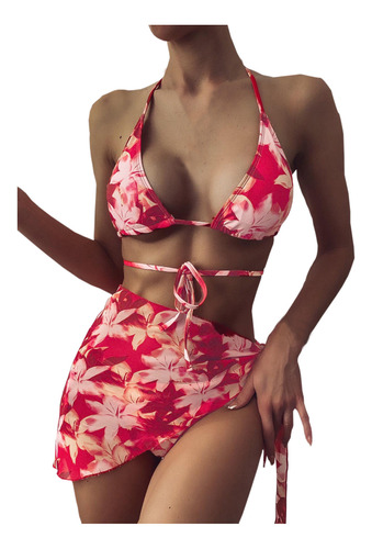 Conjunto De Bikini Brazilia Con Vendaje Tipo Bandeau En Form