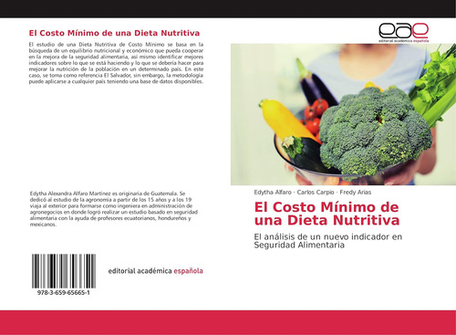 Libro: El Costo Mínimo Una Dieta Nutritiva: El Análisis D