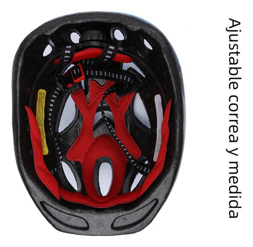 Casco Bicicleta Patinaje Deportivo Antigolpes De Niño Color Multicolor Talla L