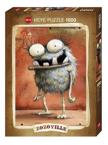 Puzzle 1000pz- Monsta Hi! - Zozoville  Heye 29866