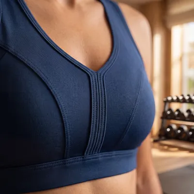 Top Fitness Esportivo Academia Cropped Mercado Livre Basics Azul-marinho Liso G