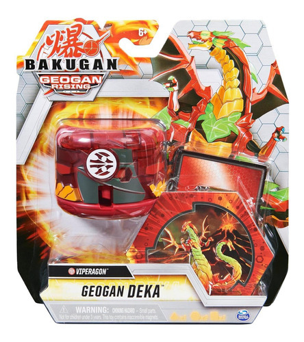 Bakugan: Bakugan Geogan Rising Deka - Viperagon Rojo