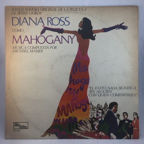 Mahogany - Diana Ross - Masser -  Soundtrack Vinilo Lp