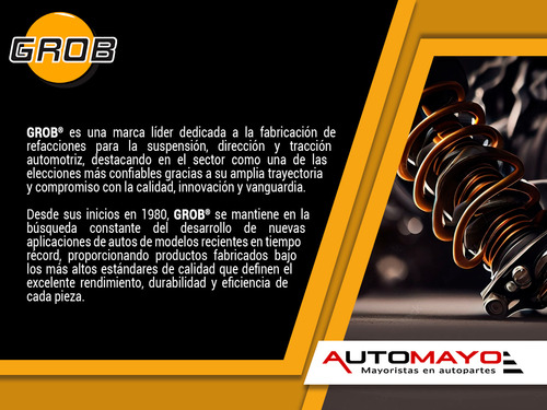 2) Mazas Rueda Traseras Grob Durango Para Dodge 2011-2023