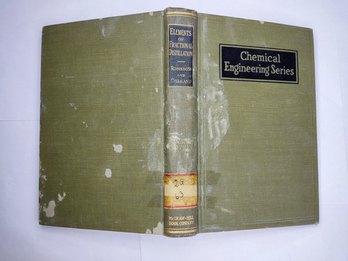 Libro The Elements Of Fractional Distillation 185n6 (Usado)