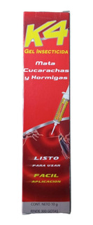 Mata Cucarachas Hormigas K4 Gel - g a $2397