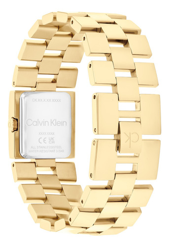 Calvin Klein Reloj Para Mujer 25100089 Meridian Dorado 22mm