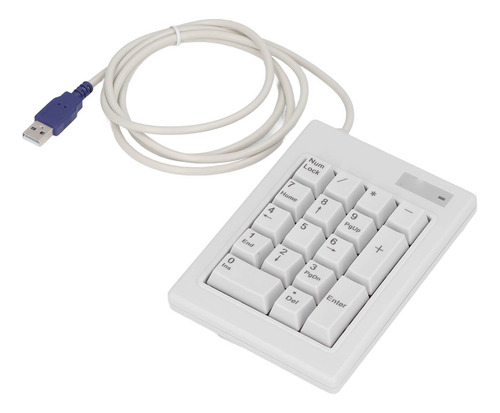 Teclado Numérico Mecânico, 17 Teclas, Ação Linear, Usb, Com